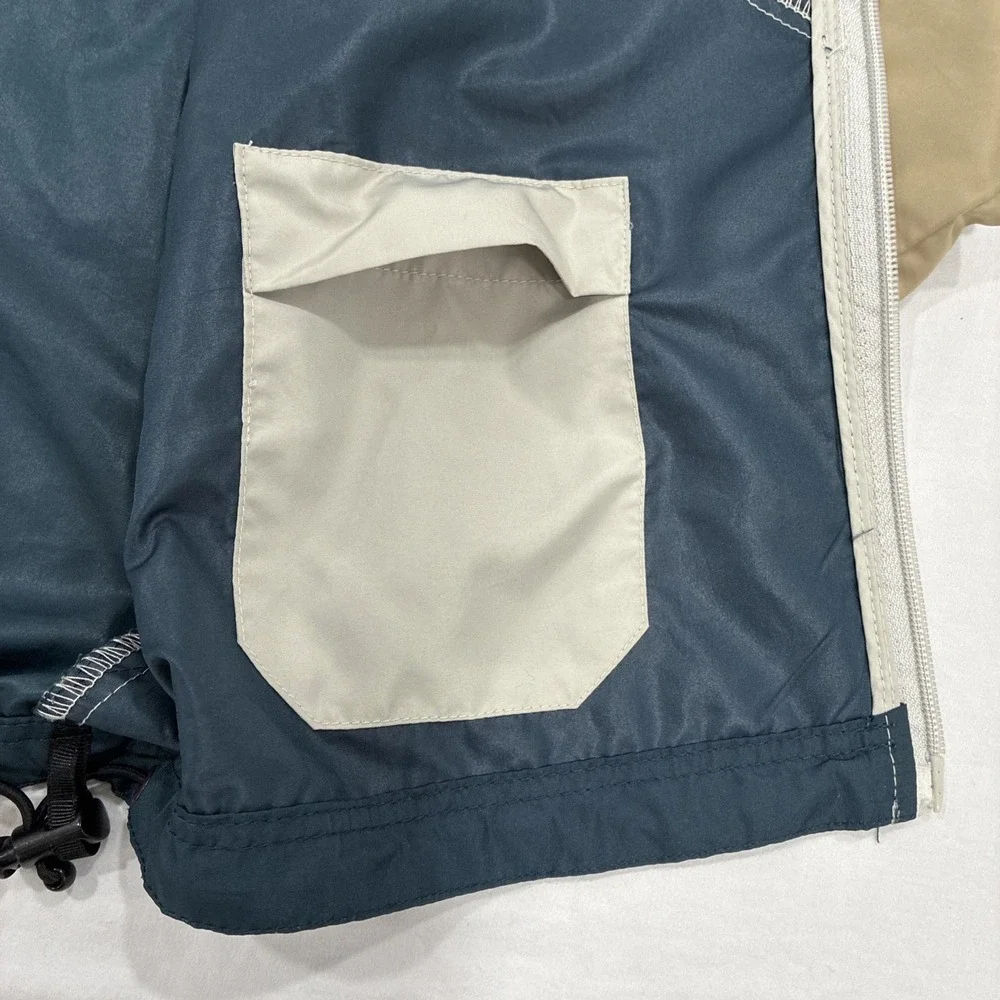 Urban Outfitters Without‎ Walls Zip Up Windbreaker Jacket Size XS Color Block
